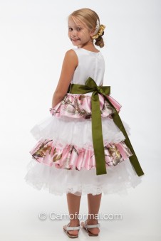 SALE 5601 "Lacey" Ruffle & Lace Flower-girl dress