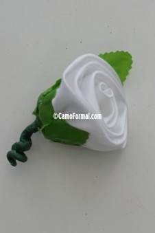Boutonniere in Satin Colors