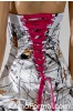 Shown with Fuschia Lace-up Back