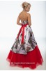 WINTER and RED - 3659M dress over Circle Net Skirt 