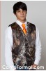 Mossy Oak Vest and Hunter's Orange Tie